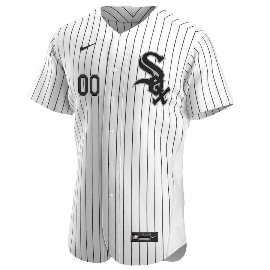 Men's Chicago White Sox White Home Pick-A-Player Retired Roster Authentic Jersey