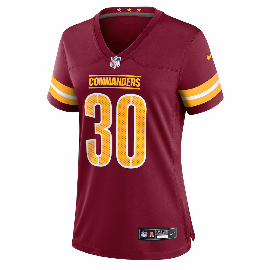 Austin Ekeler Washington Commanders Nike Women's Game Jersey - Burgundy