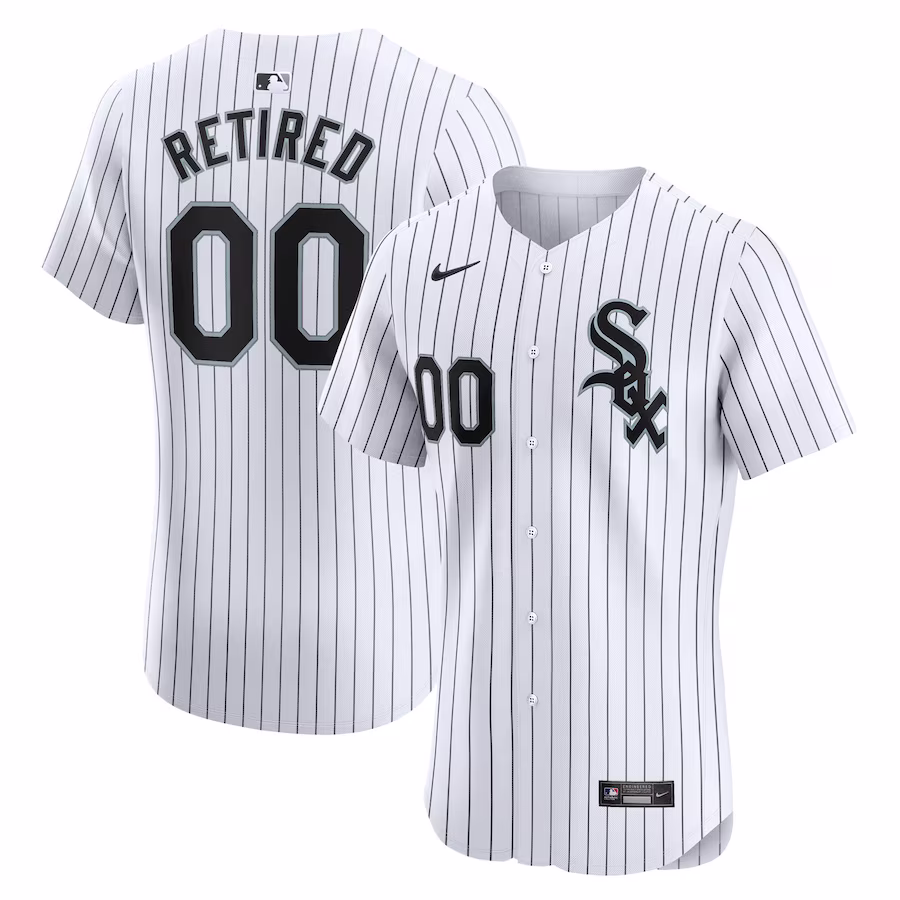 Youth Chicago White Sox Nike White Home Elite Pick-A-Player Retired Roster Jersey