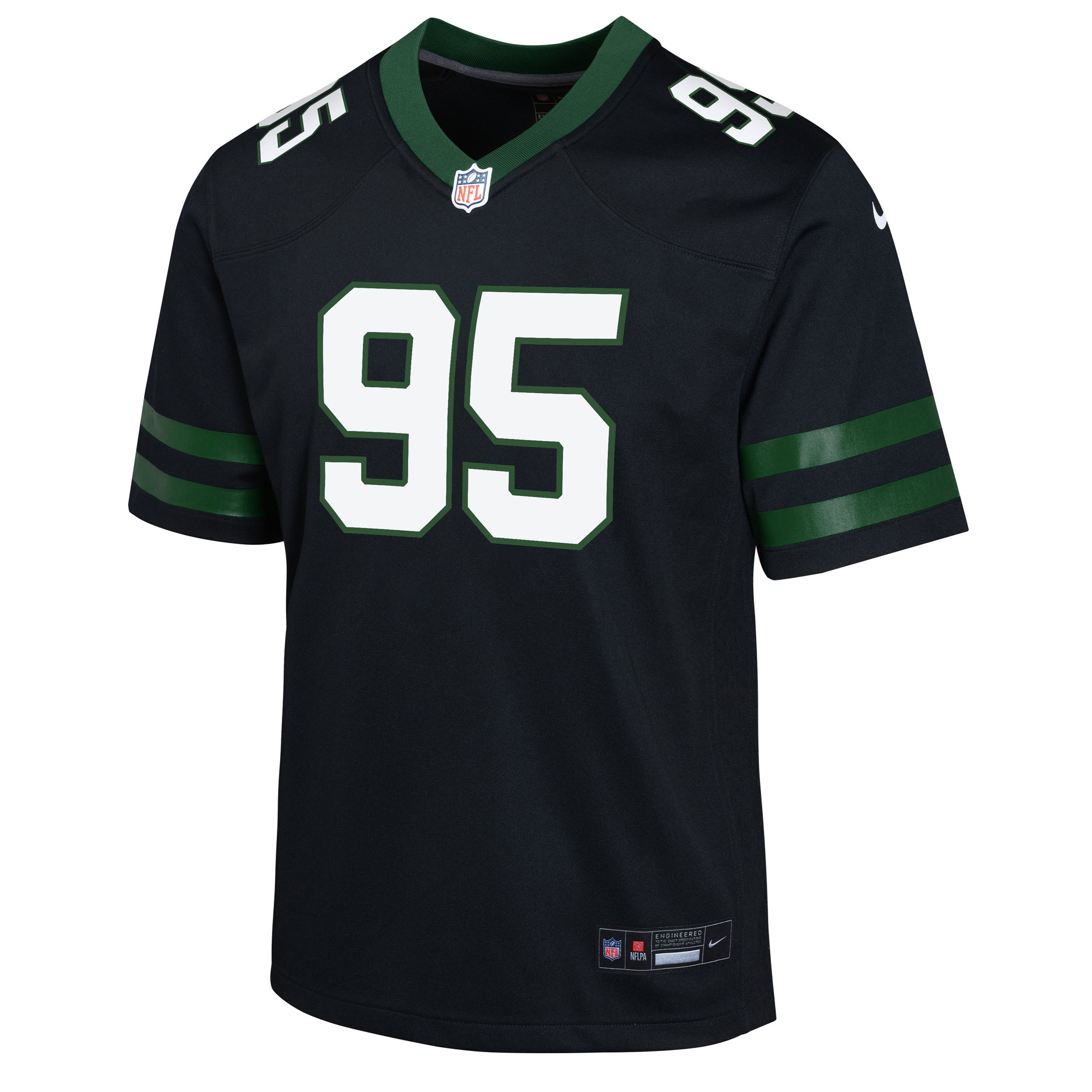 Quinnen Williams New York Jets Youth Alternate Game Jersey - Legacy Black
