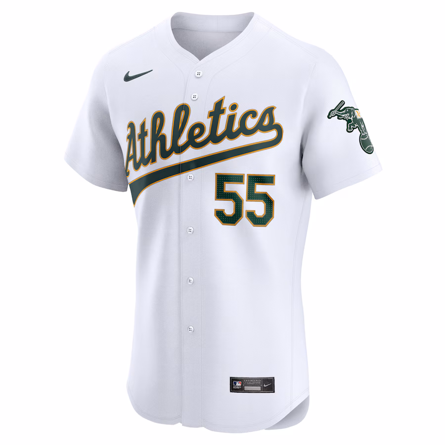 Youth Oakland Athletics Adrian Martinez Nike White Home Elite Player Jersey