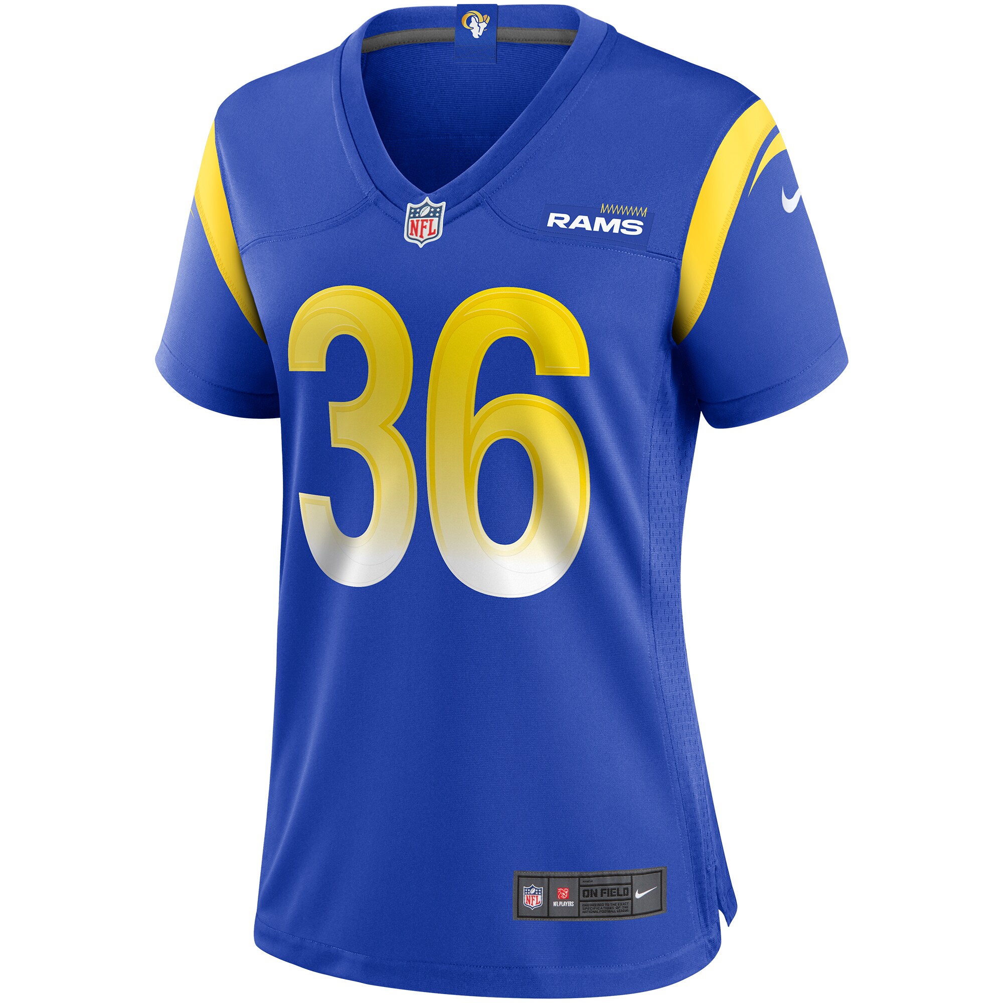 Jerome Bettis Los Angeles Rams Women's Game Retired Player Jersey - Royal