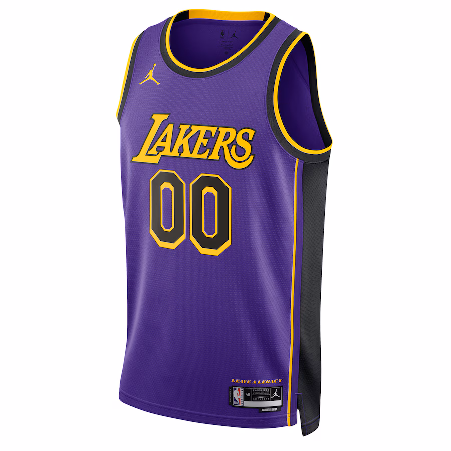 Unisex Los Angeles Lakers Jordan Brand Purple 2022/23 Swingman Custom Jersey - Statement Edition