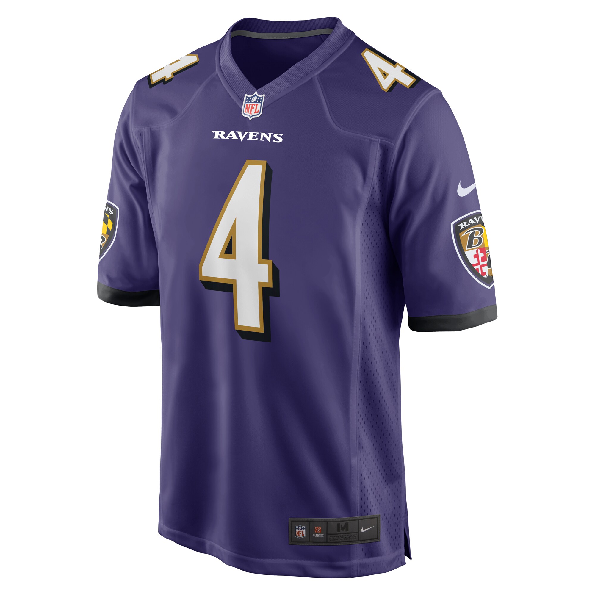 Zay Flowers Baltimore Ravens 2023 NFL Draft First Round Pick Game Jersey - Purple
