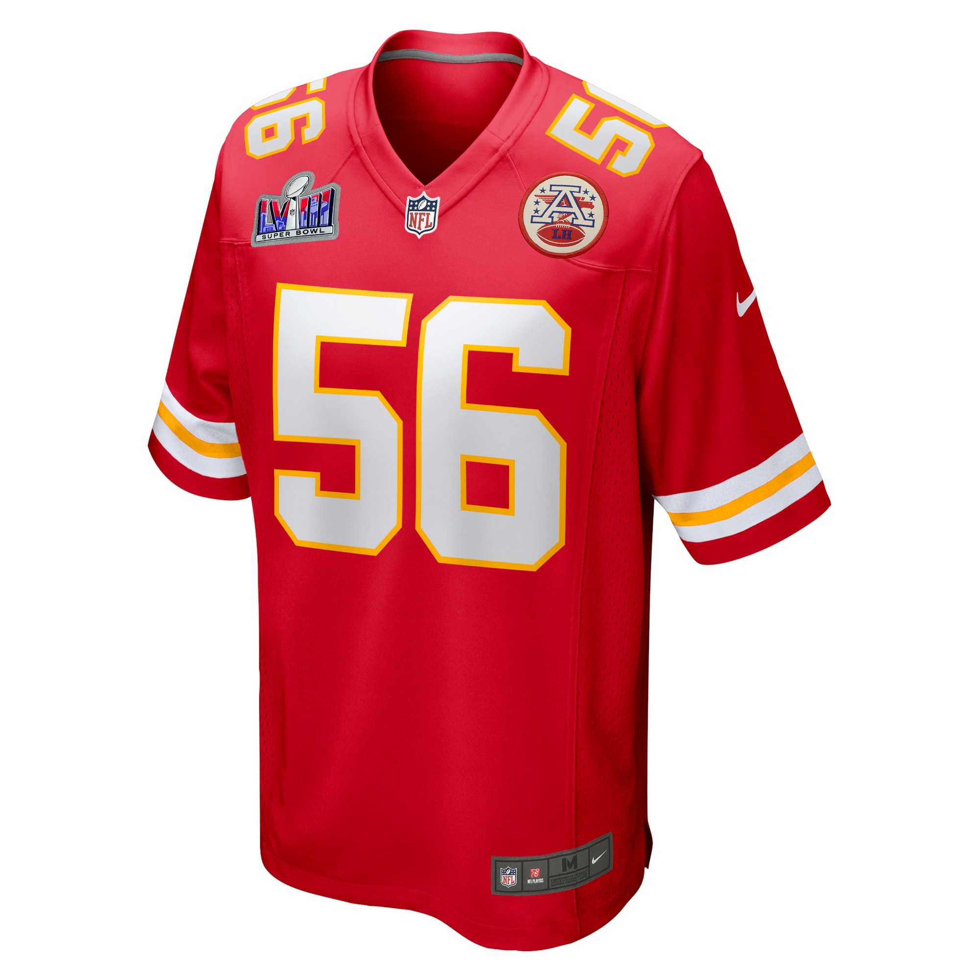 George Karlaftis Kansas City Chiefs Super Bowl LVIII Game Jersey - Red