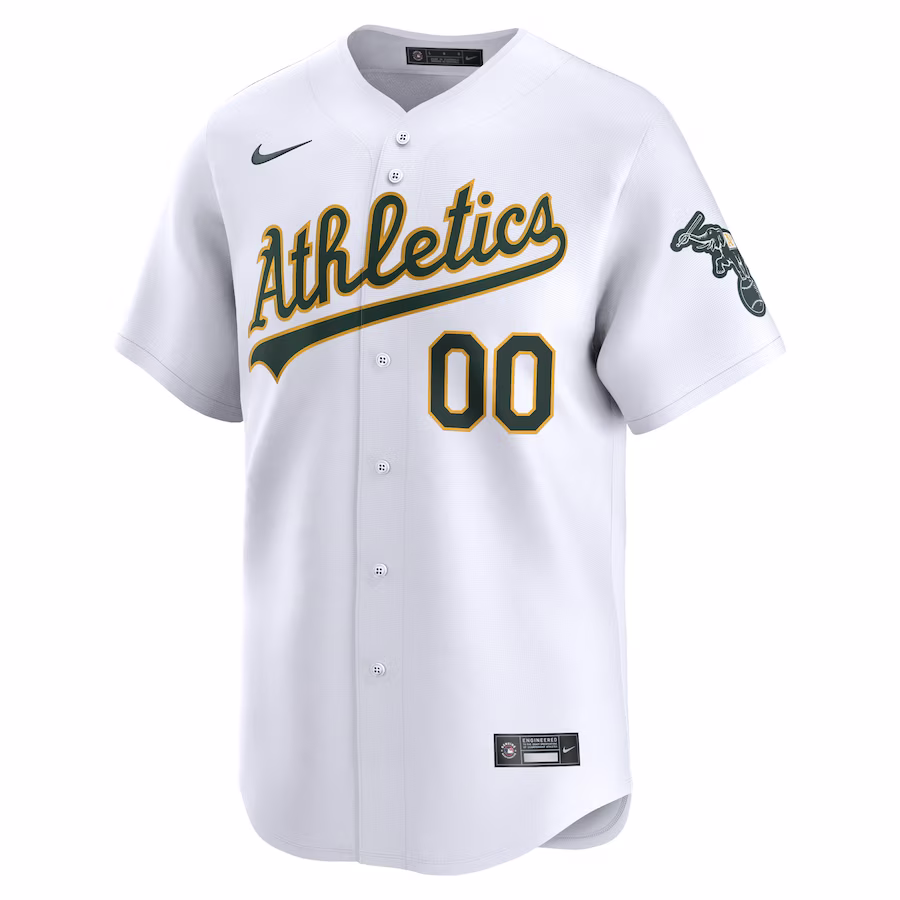 Youth Oakland Athletics Nike White Home Limited Pick-A-Player Retired Roster Jersey