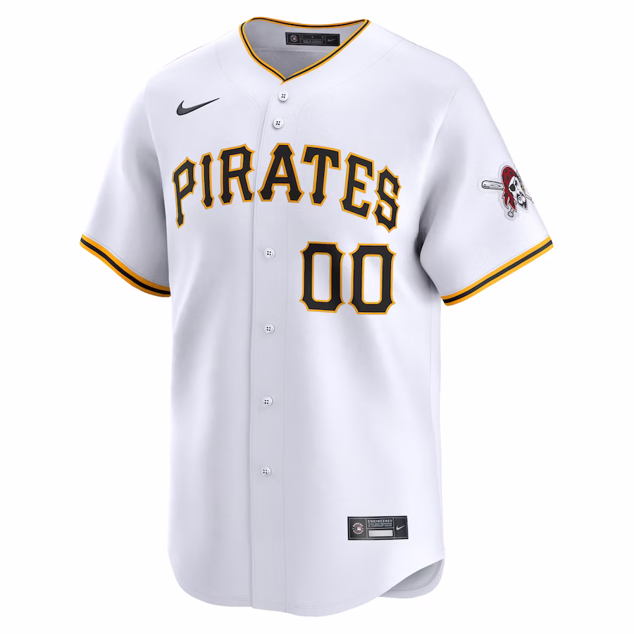 Women's Pittsburgh Pirates Nike White Home Limited Pick-A-Player Retired Roster Jersey
