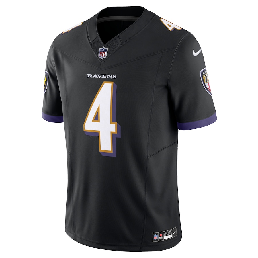 Mens Baltimore Ravens Zay Flowers Black Alternate Vapor F.U.S.E. Limited Jersey