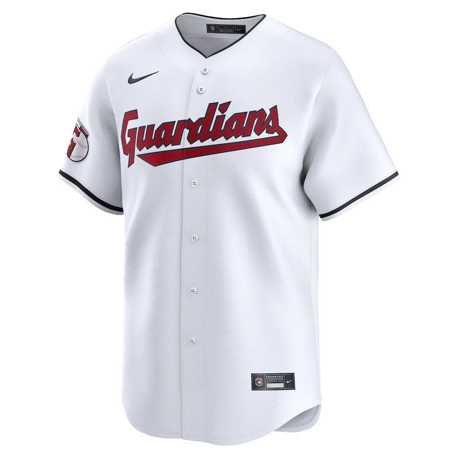 Men's Cleveland Guardians White Home Limited Pick-A-Player Retired Roster Jersey