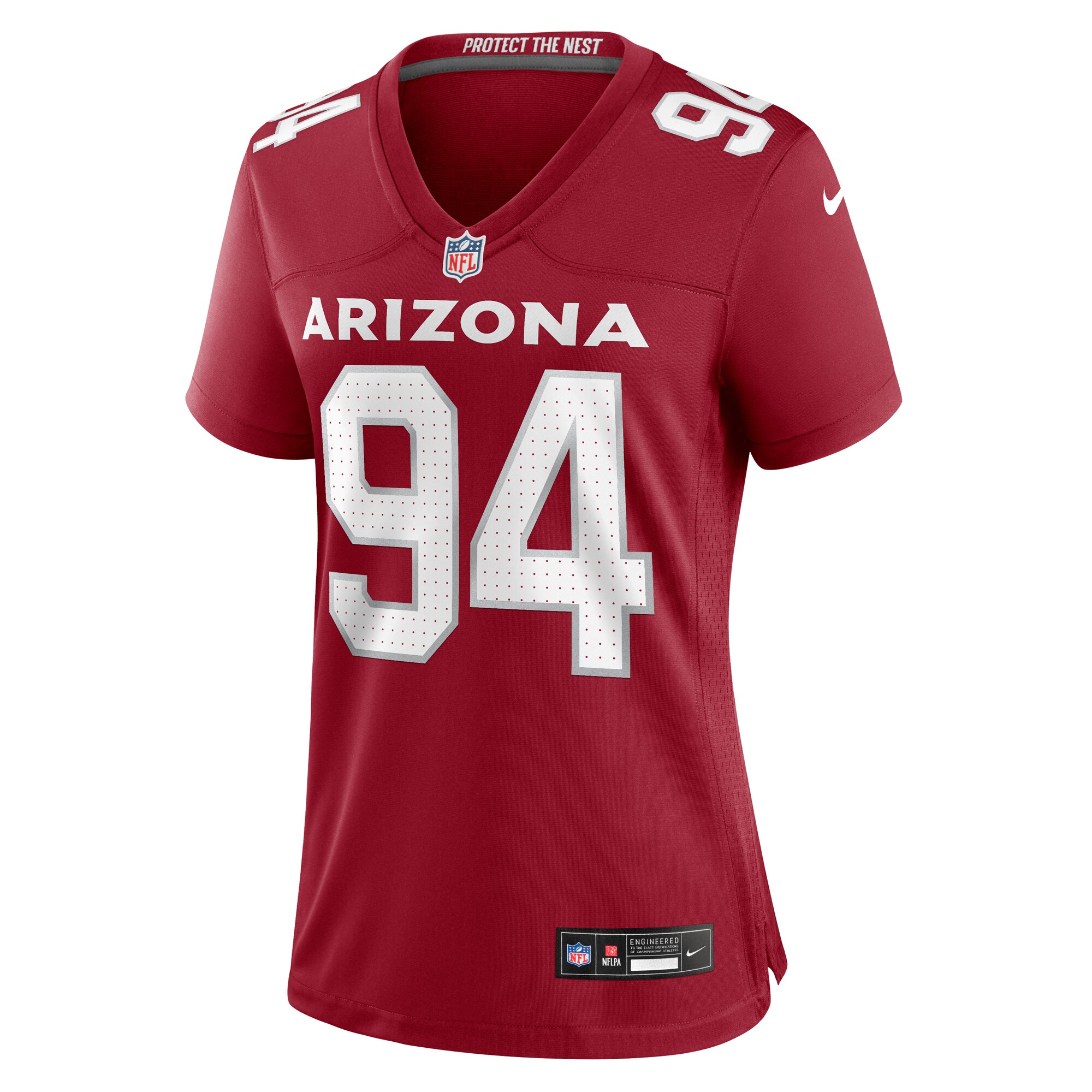 Carlos Watkins Arizona Cardinals Women's Game Player Jersey - Cardinal