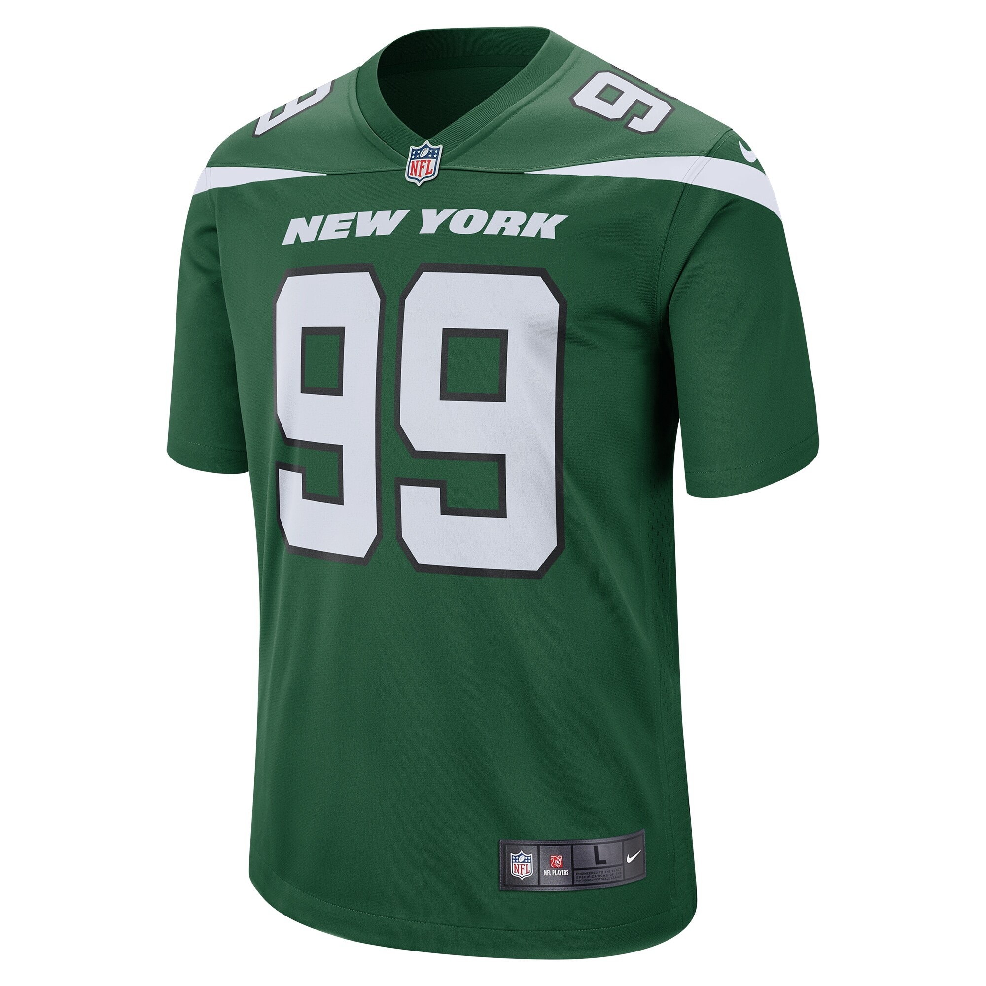 Mark Gastineau New York Jets Retired Player Game Jersey - Gotham Green