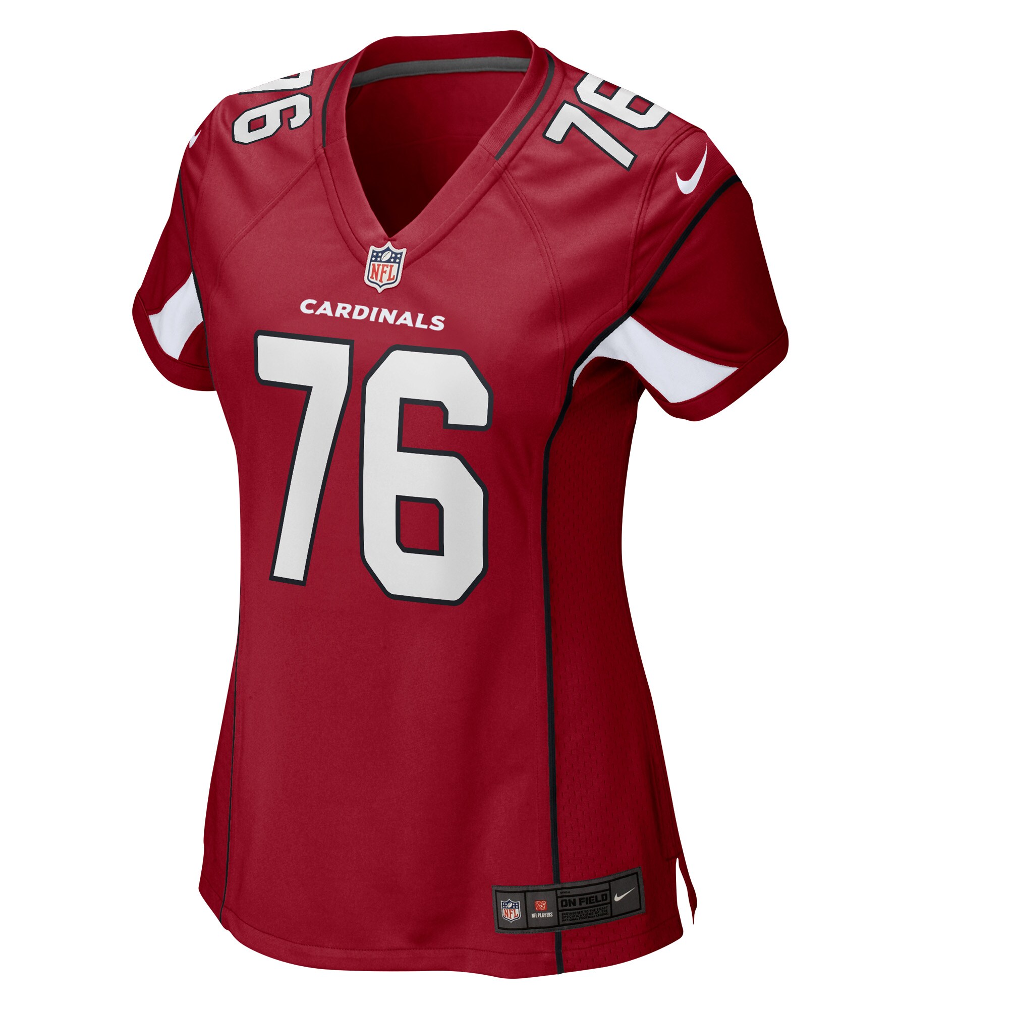 Will Hernandez Arizona Cardinals Women's Game Player Jersey - Cardinal