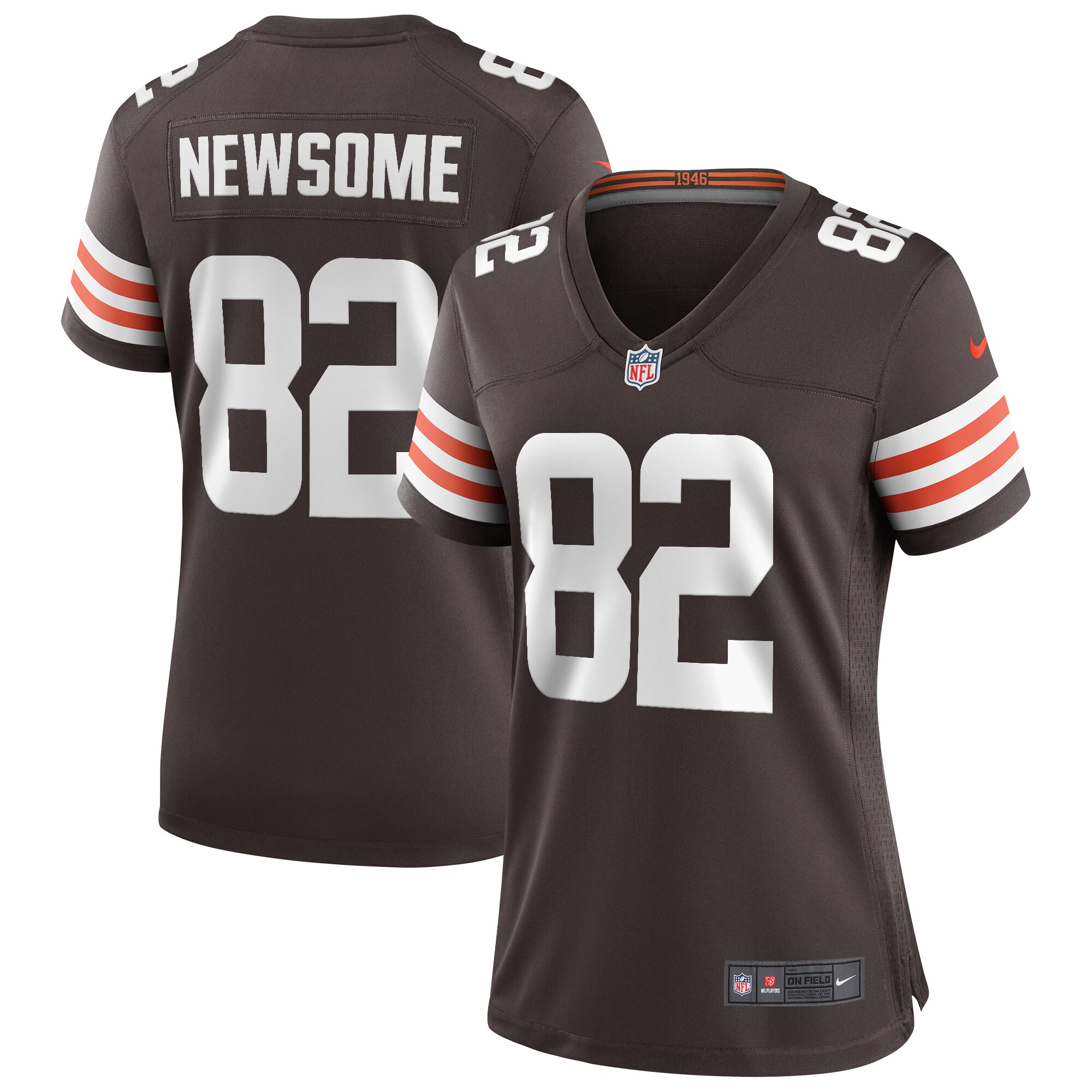 Ozzie Newsome Cleveland Browns Women's Game Retired Player Jersey - Brown