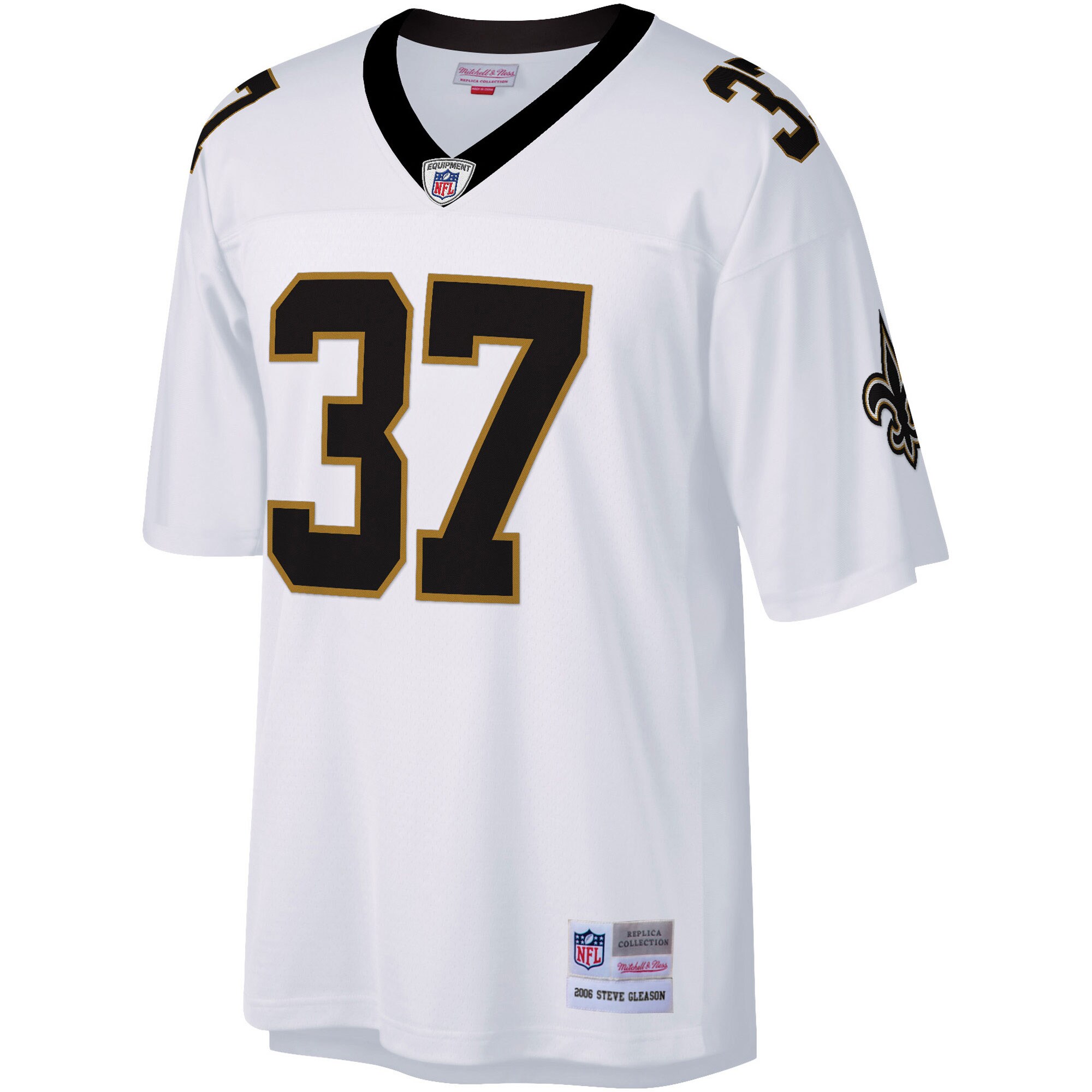 Steve Gleason New Orleans Saints Mitchell & Ness Big & Tall 2006 Retired Player Replica Jersey - White