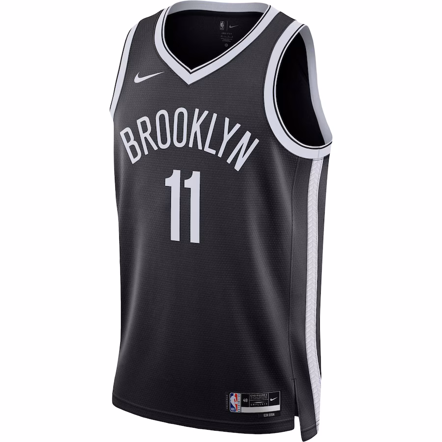 Unisex Brooklyn Nets Kyrie Irving Nike Black Swingman Jersey - Icon Edition