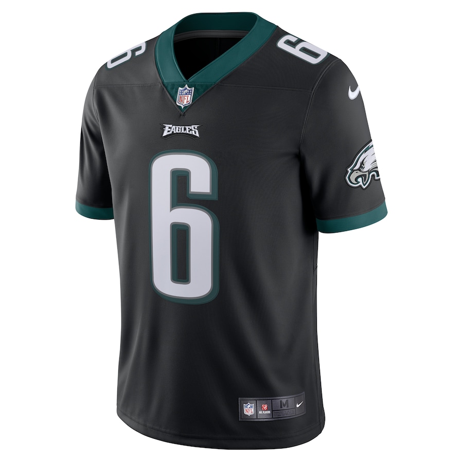 Mens Philadelphia Eagles DeVonta Smith Black Alternate Vapor Limited Jersey