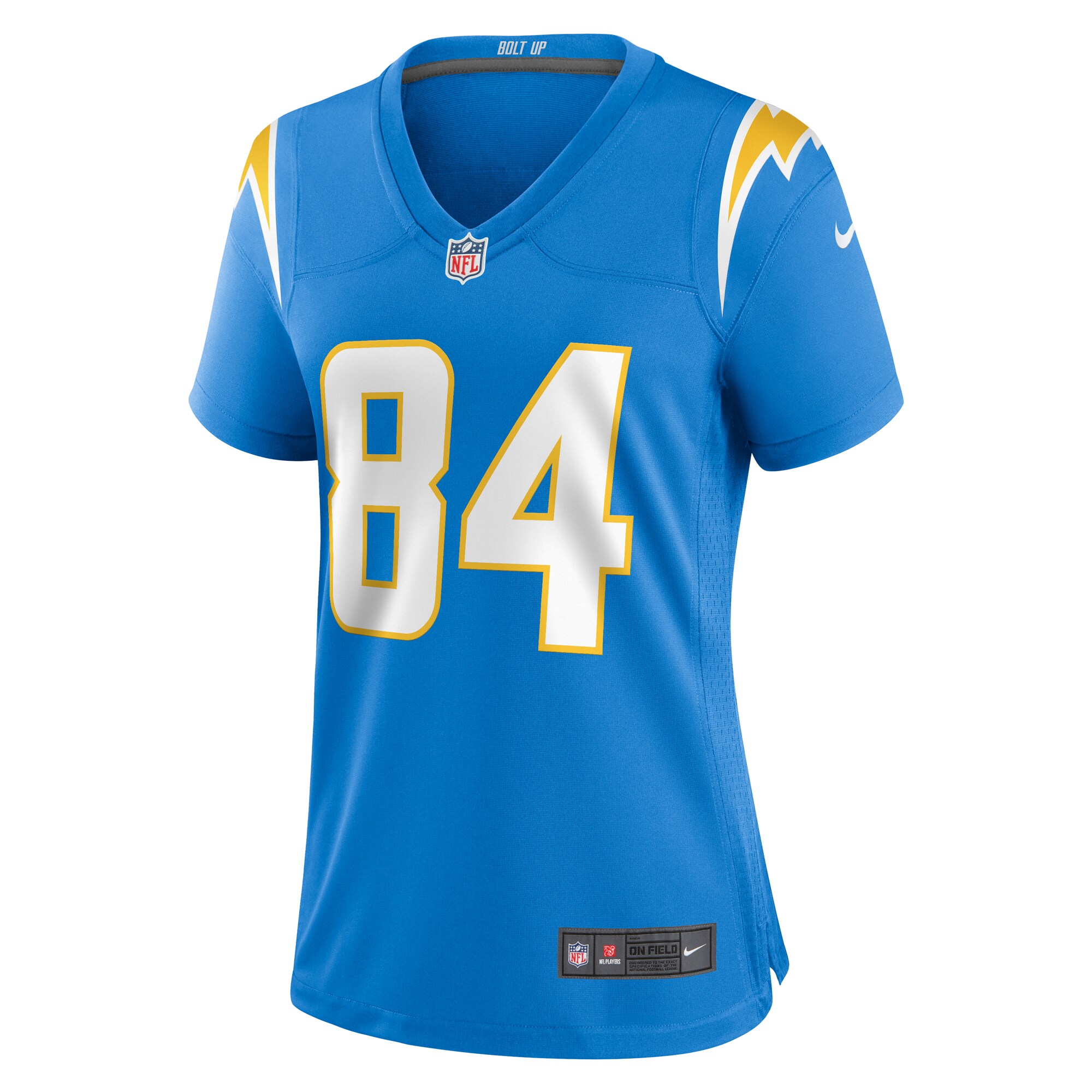 Stone Smartt Los Angeles Chargers Women's Team Game Jersey - Powder Blue
