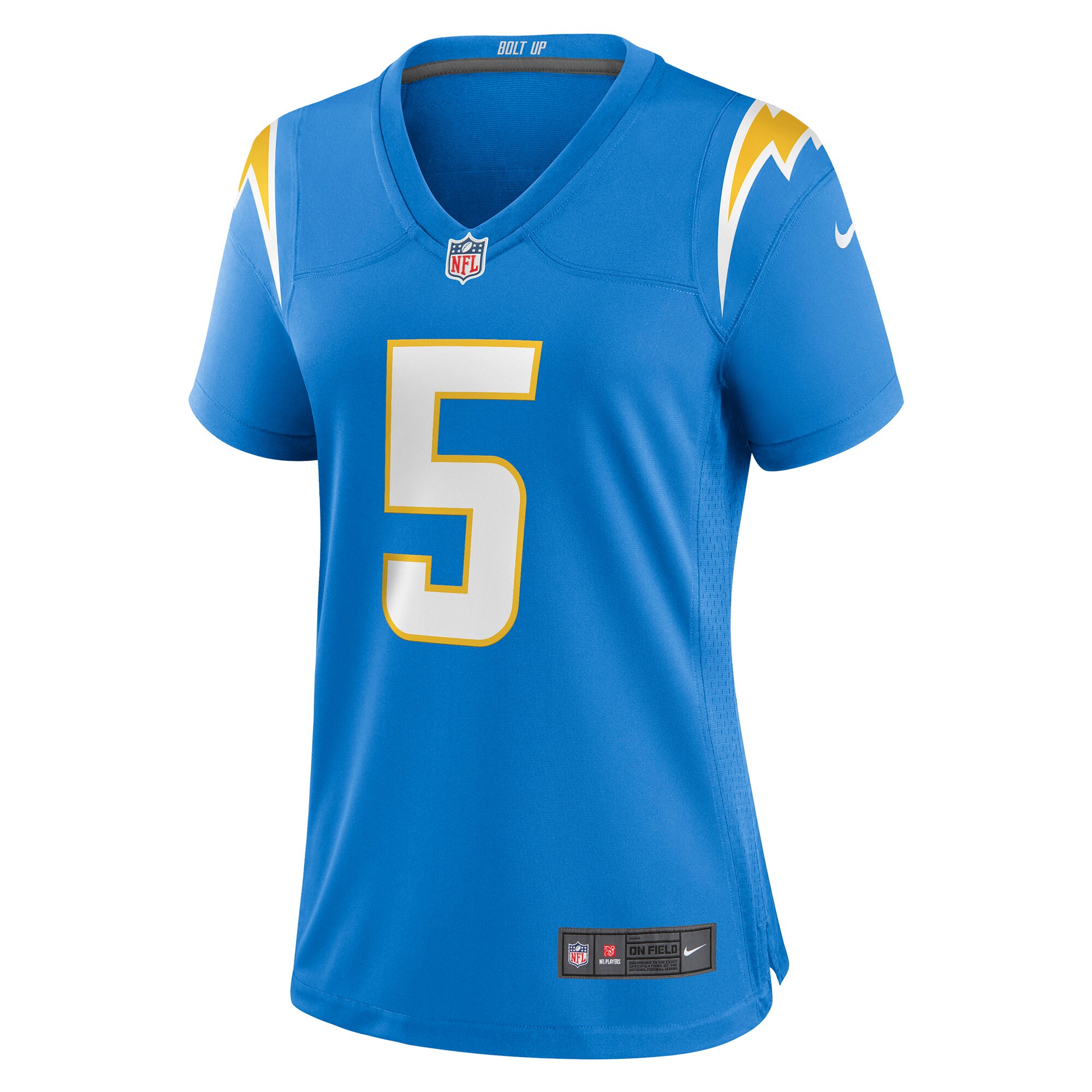 Joshua Palmer Los Angeles Chargers Women's Game Player Jersey - Powder Blue