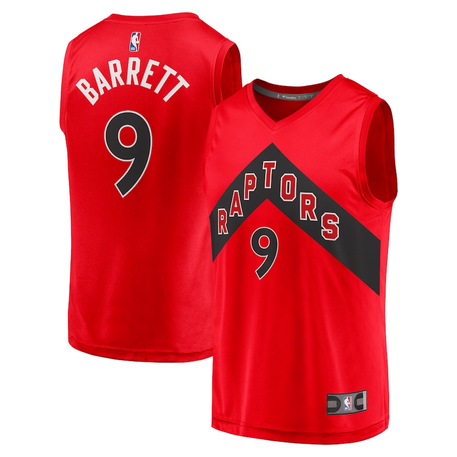 RJ Barrett Toronto Raptors Fanatics Fast Break Player Jersey - Icon Edition - Red