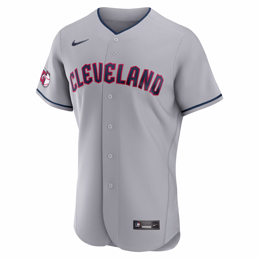 Youth Cleveland Guardians Nike Gray 2023 Jackie Robinson Day Authentic Jersey