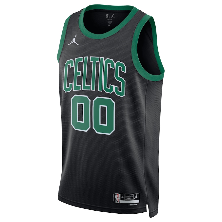 Unisex NBA Boston Celtics Jordan Brand Black 2022/23 Swingman Custom Jersey - Statement Edition