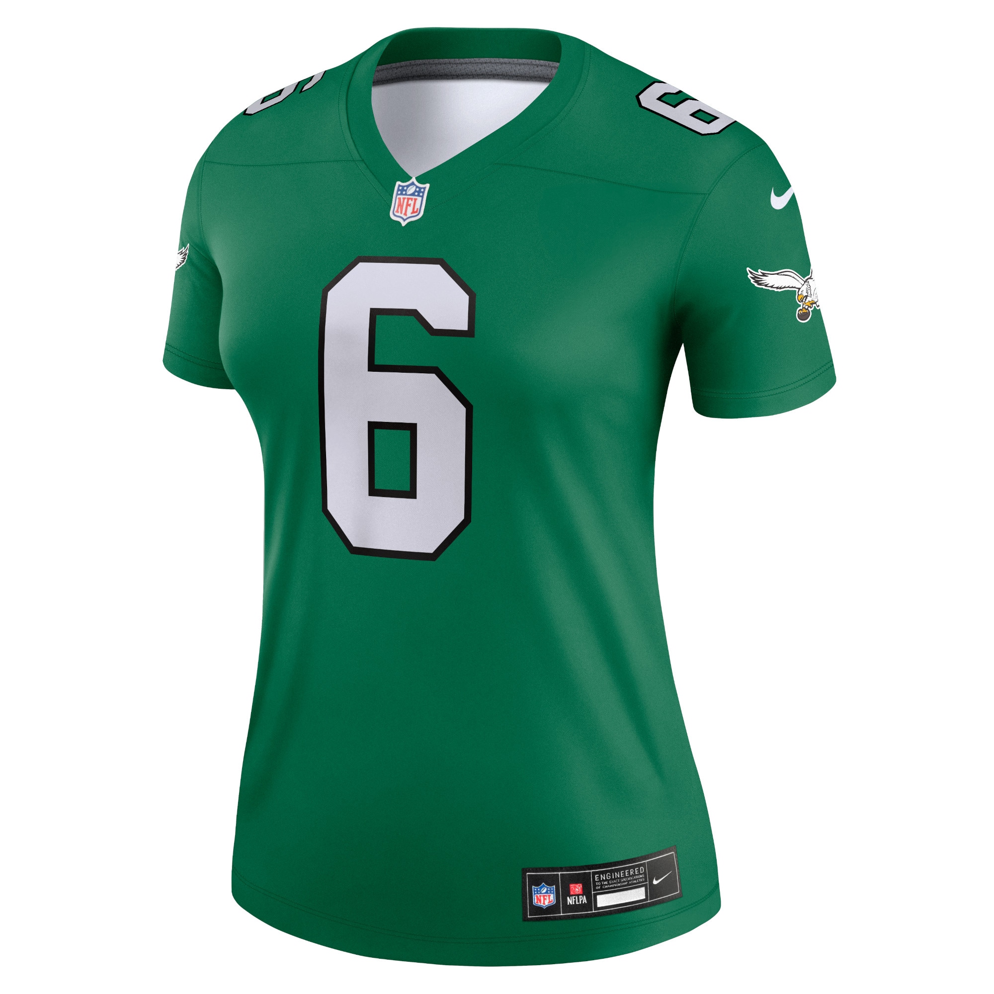 DeVonta Smith Philadelphia Eagles Women's Alternate Legend Player Jersey - Kelly Green