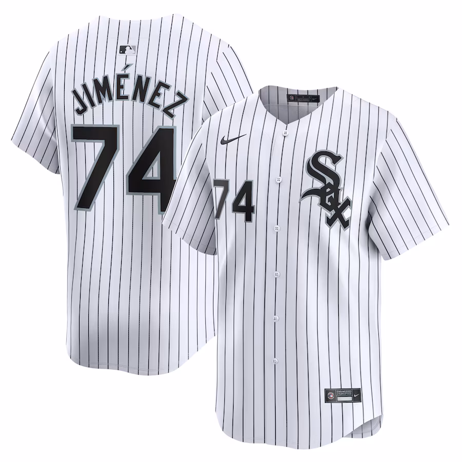 Youth Chicago White Sox Eloy Jimenez Nike White Home Limited Player Jersey