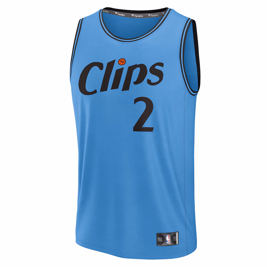 Kawhi Leonard LA Clippers Fanatics 2024/25 Fast Break Player Jersey - City Edition - Light Blue