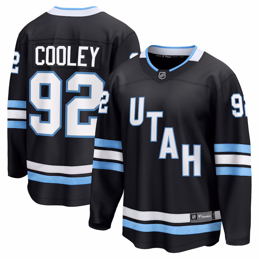 Logan Cooley Utah Hockey Club Fanatics Breakaway Player Jersey - Black