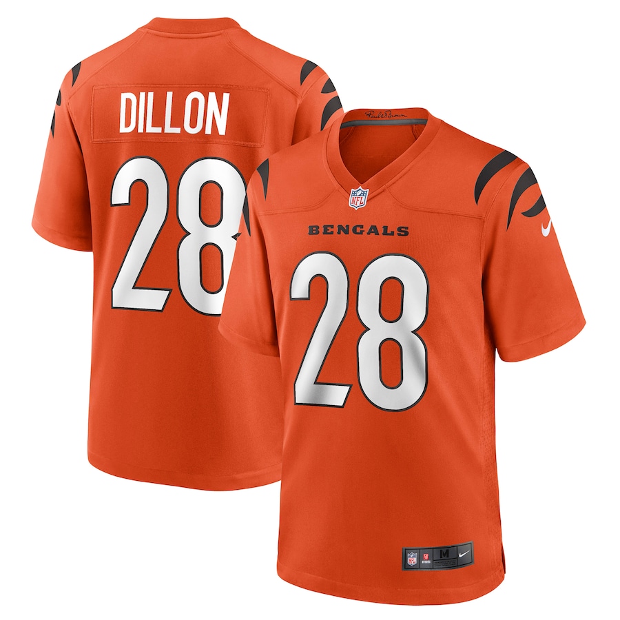 Mens Cincinnati Bengals Corey Dillon Orange Retired Player Alternate Game Jersey