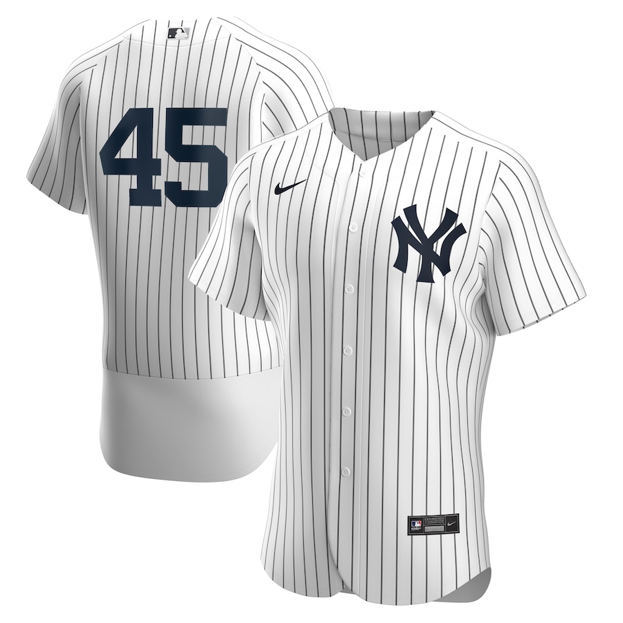 Men's New York Yankees Gerrit Cole White Home Authentic Player Jersey