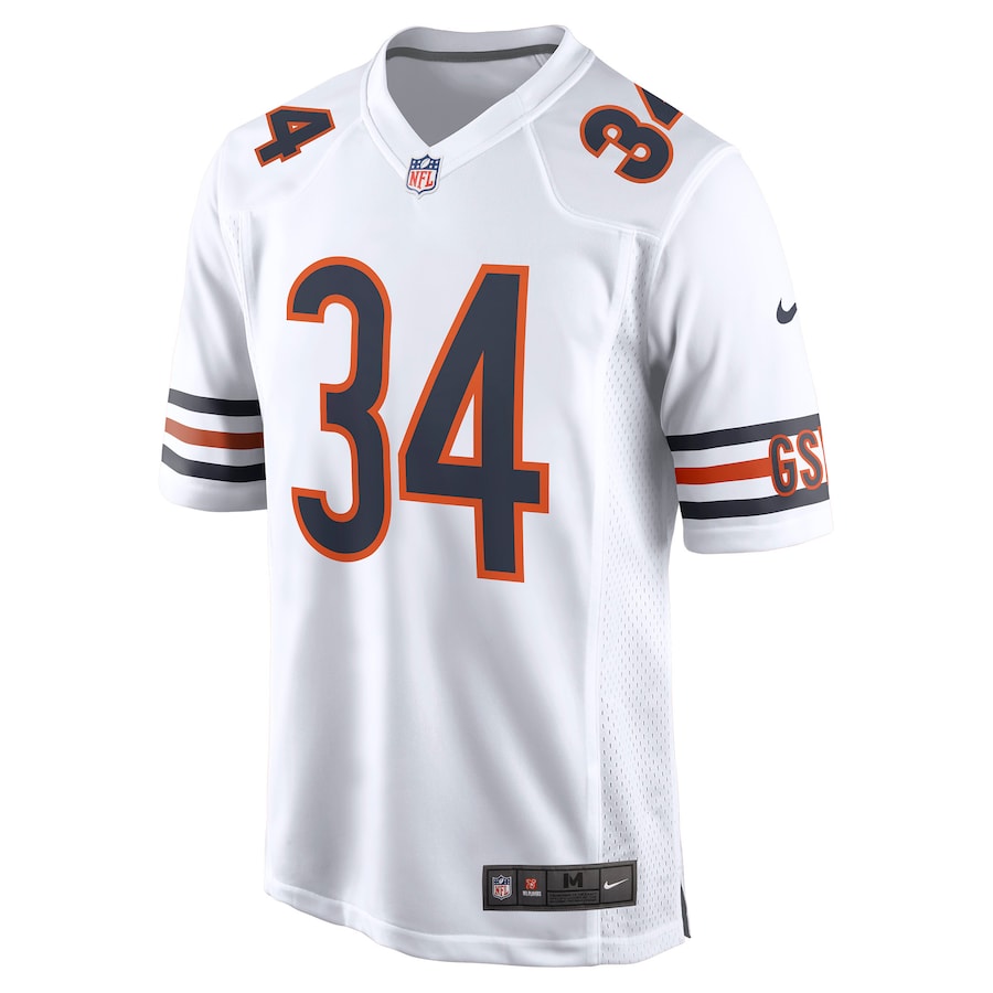 Mens Chicago Bears Walter Payton White Retired Player Away Game Jersey