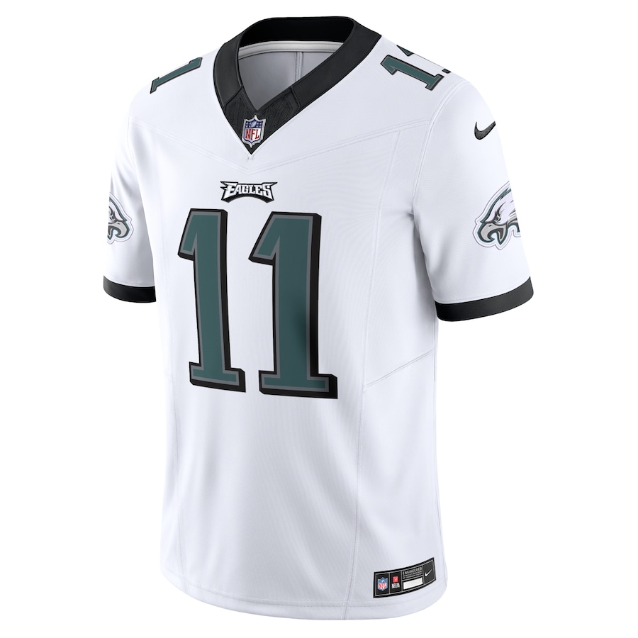 Mens Philadelphia Eagles A.J. Brown White Vapor F.U.S.E. Limited Jersey