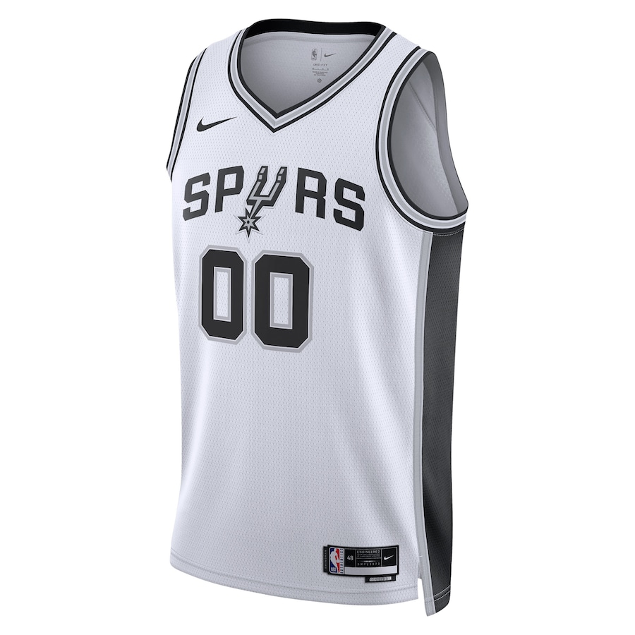 Unisex NBA San Antonio Spurs White Swingman Custom Jersey - Association Edition