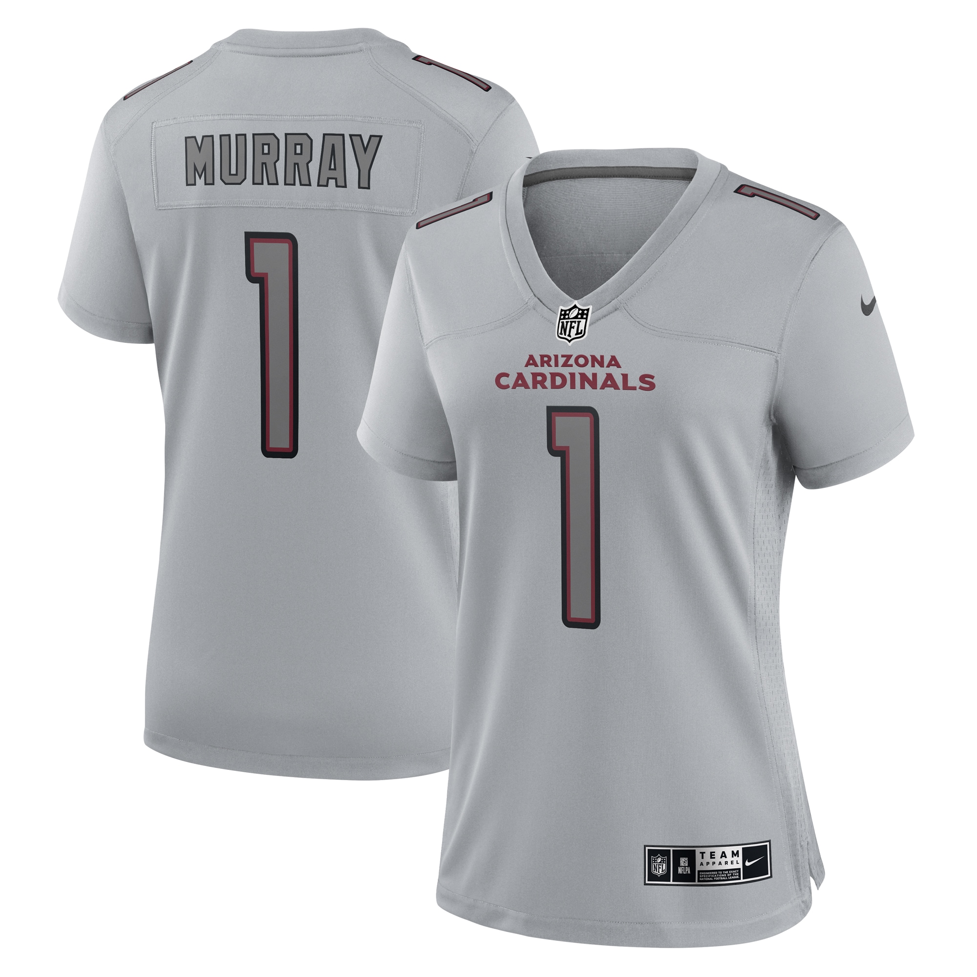 Kyler Murray Arizona Cardinals Women's Atmosphere Fashion Game Jersey - Gray