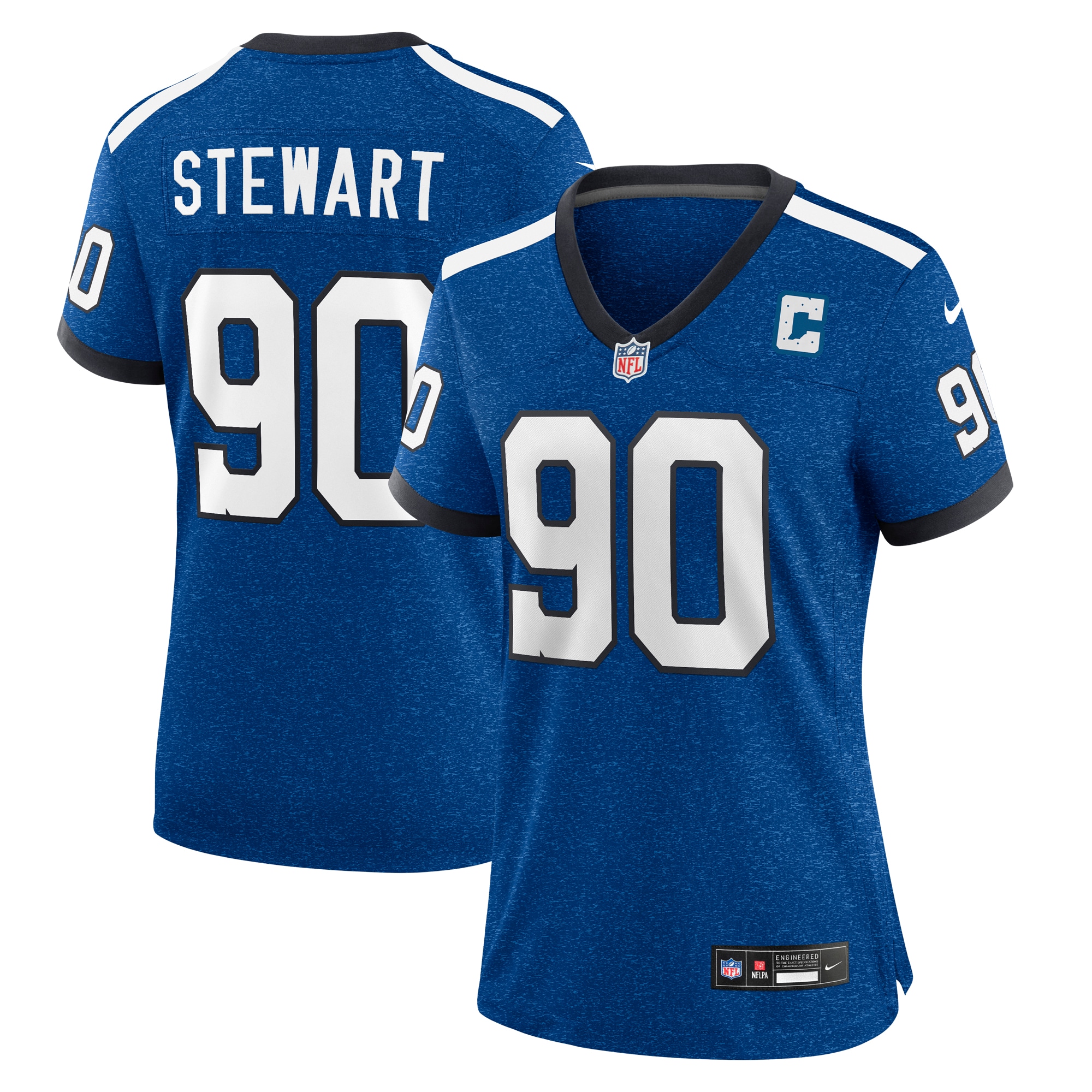 Grover Stewart Indianapolis Colts Women's Indiana Nights Alternate Game Jersey - Royal