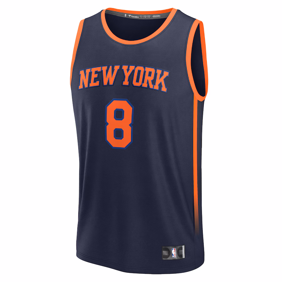 OG Anunoby New York Knicks Fanatics Fast Break Player Jersey - Statement Edition - Navy