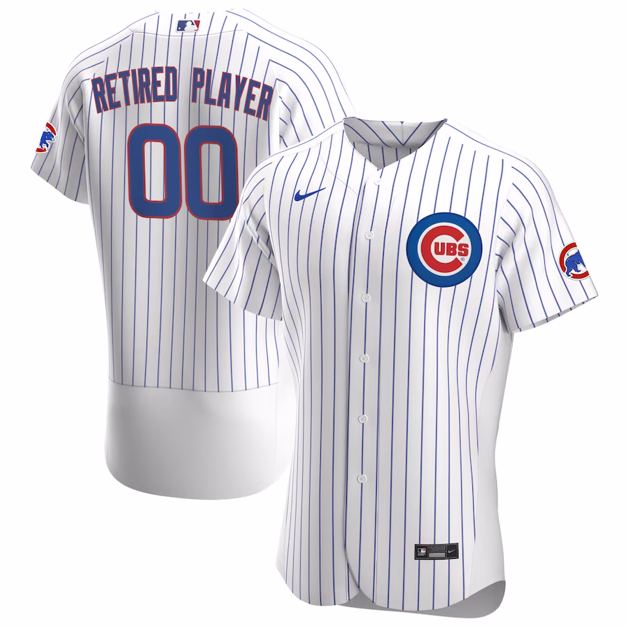 Youth Chicago Cubs Nike White Home Pick-A-Player Retired Roster Authentic Jersey