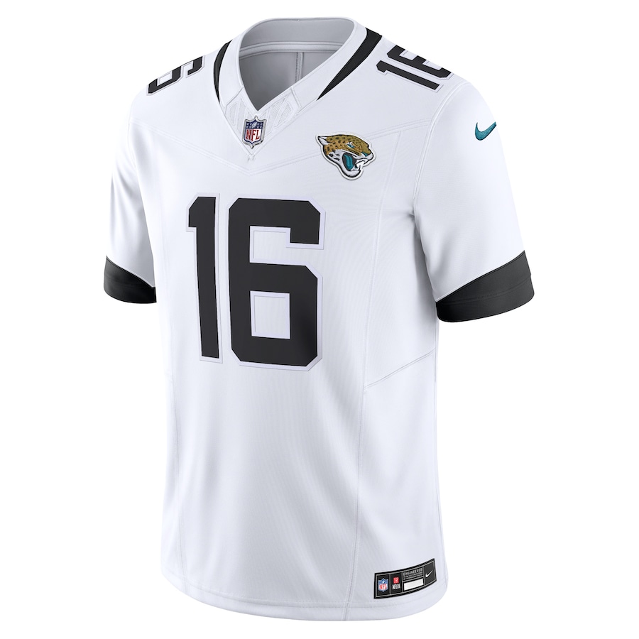 Mens Jacksonville Jaguars Trevor Lawrence White Vapor F.U.S.E. Limited Jersey