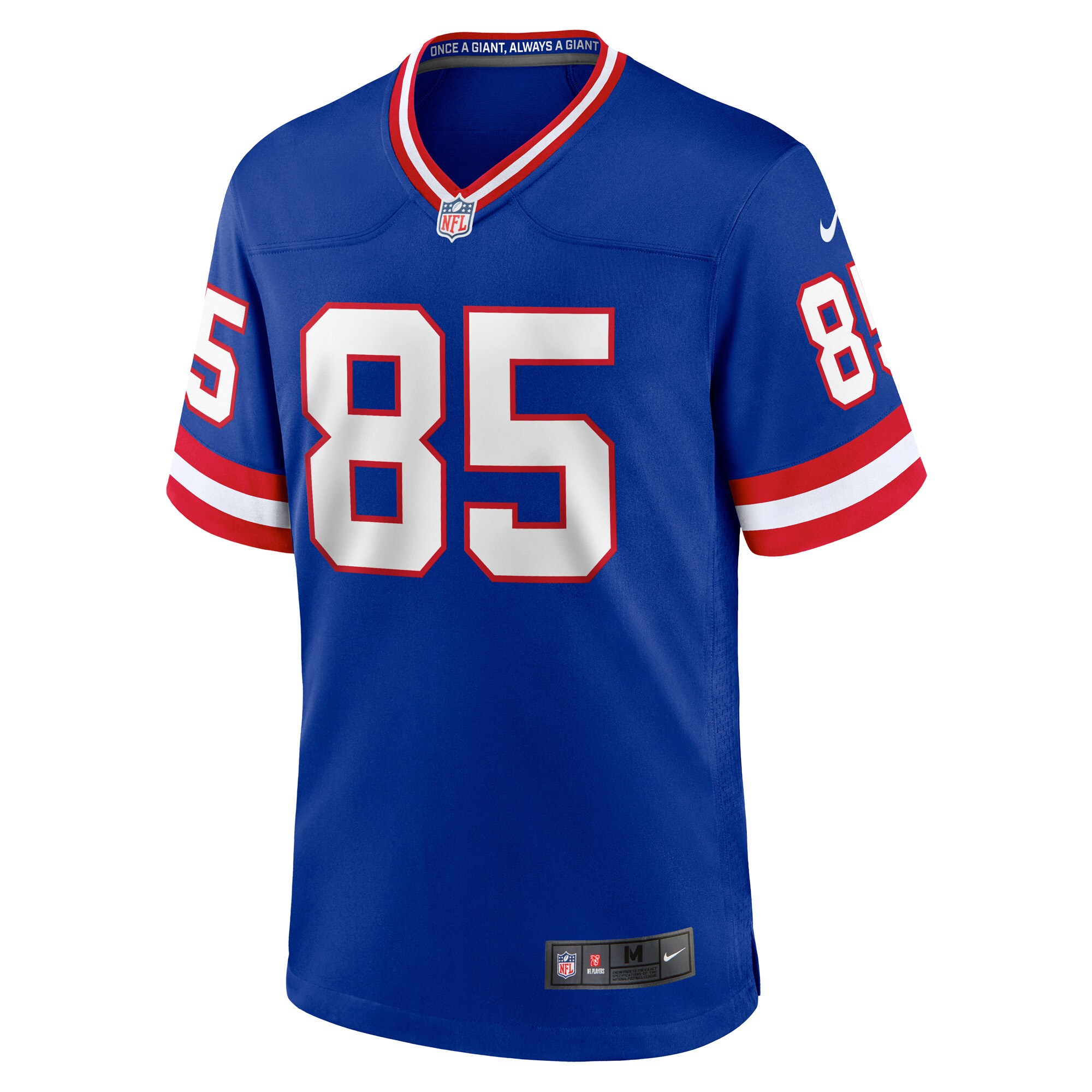 David Tyree New York Giants Classic Retired Player Game Jersey - Royal