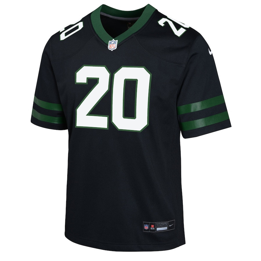 Breece Hall 20 New York Jets Alternate Game YOUTH Jersey - Legacy Black