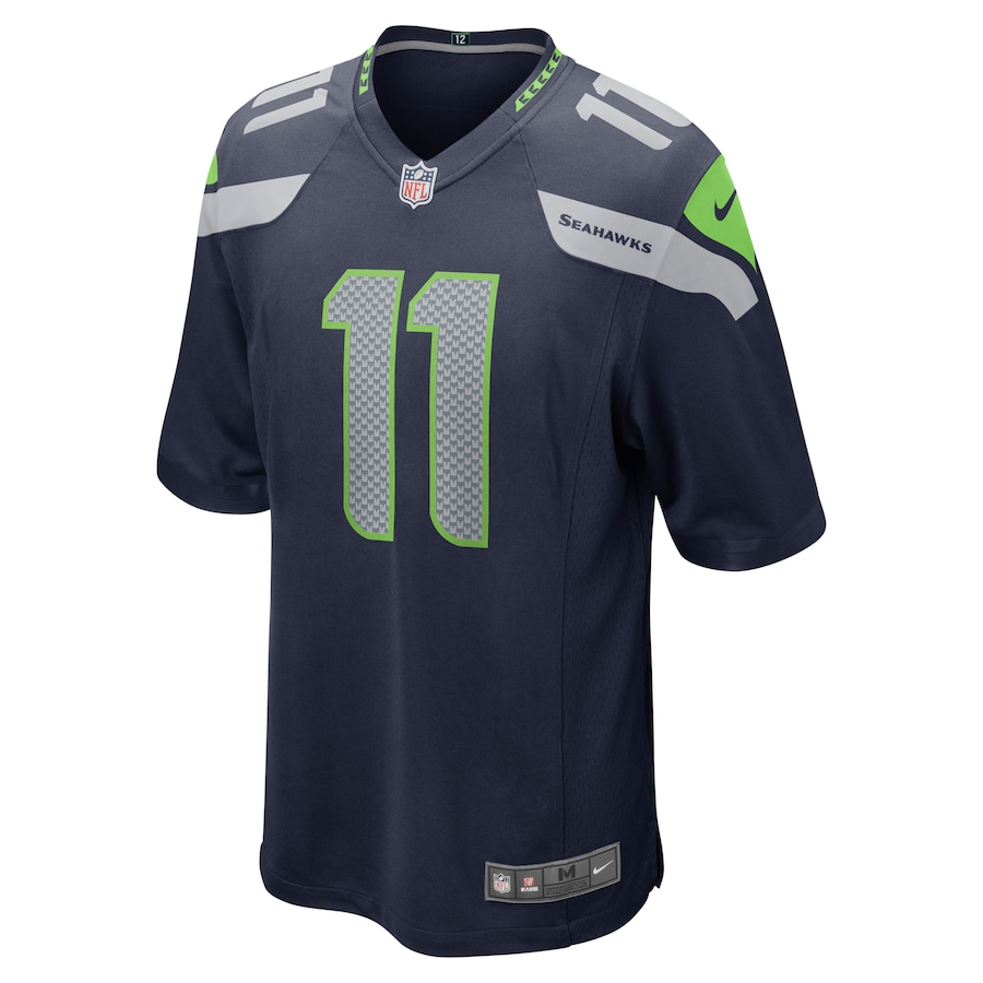 Mens Seattle Seahawks Jaxon Smith-Njigba College Navy 2023 Draft First Round Pick Game Jersey