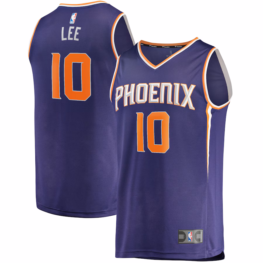 Damion Lee Phoenix Suns Fanatics Fast Break Replica Jersey - Icon Edition - Purple