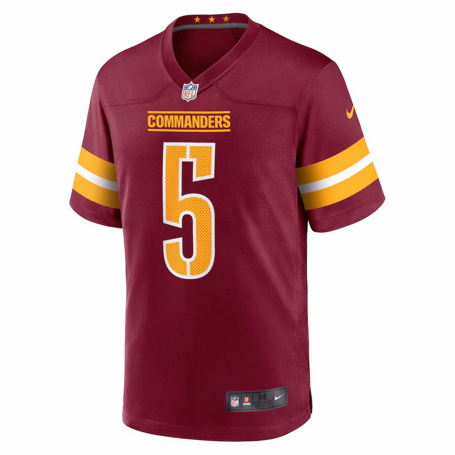 Jayden Daniels Washington Commanders Nike Player Game Jersey - Burgundy