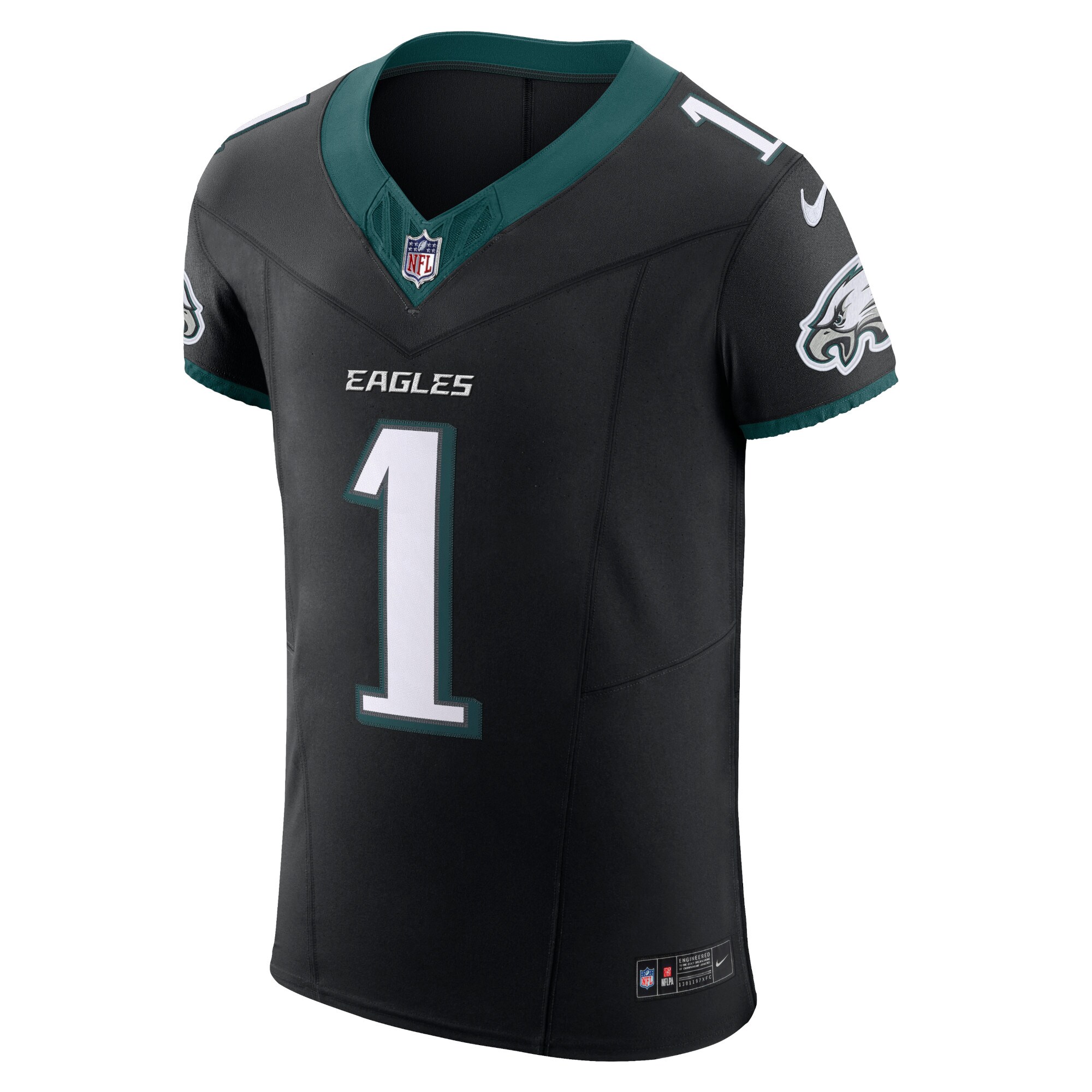 Jalen Hurts Philadelphia Eagles Alternate Vapor F.U.S.E. Elite Jersey - Black