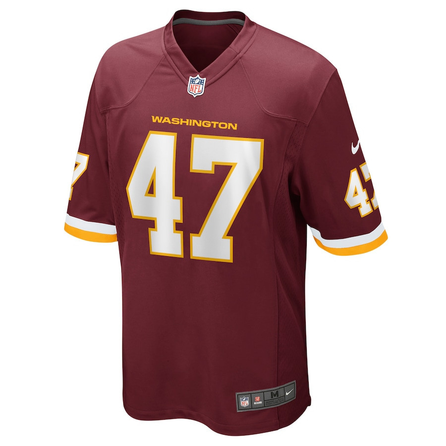 Khaleke Hudson 47 Washington Commanders Football Team Men Game Jersey - Burgundy