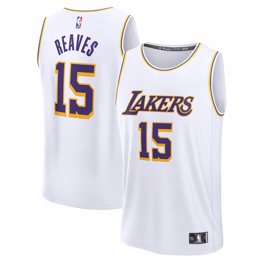 Austin Reaves Los Angeles Lakers Fanatics Fast Break Replica Player Jersey - Association Edition - White