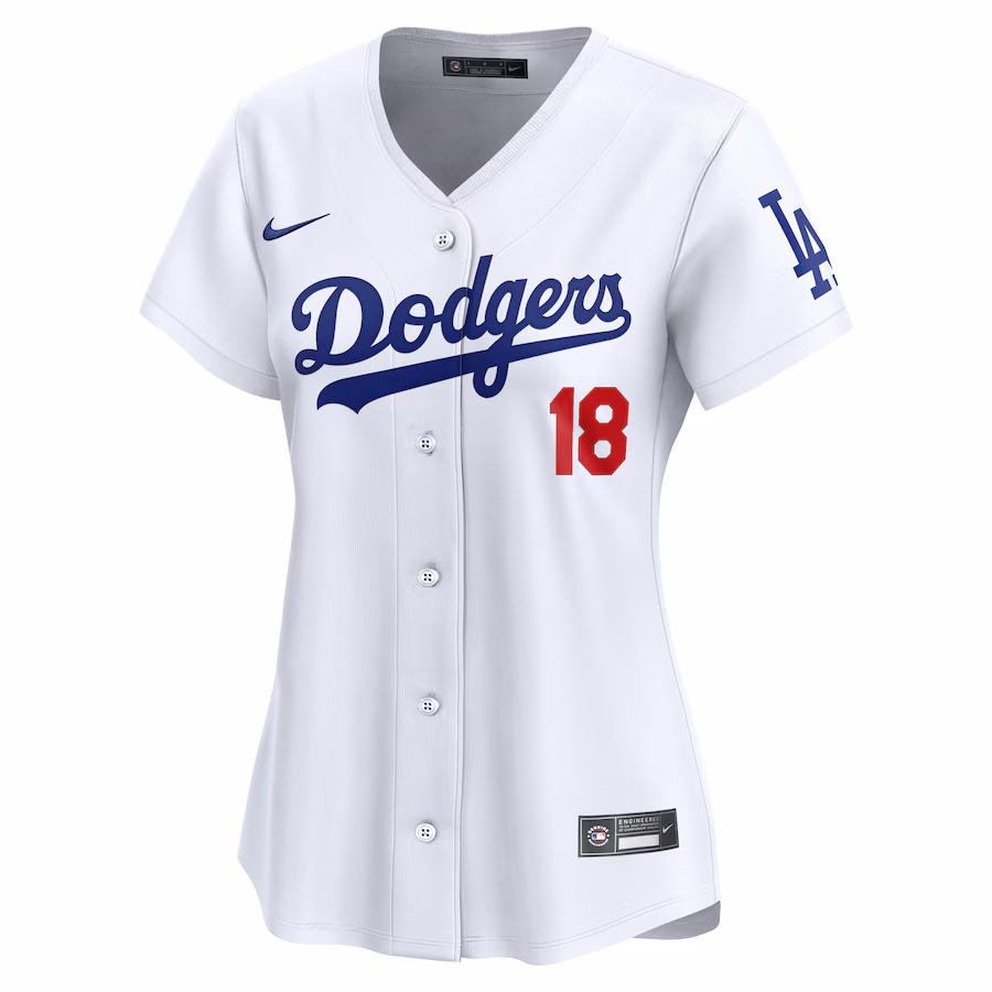 Yoshinobu Yamamoto Los Angeles Dodgers Nike Women's Home Limited Player Jersey - White