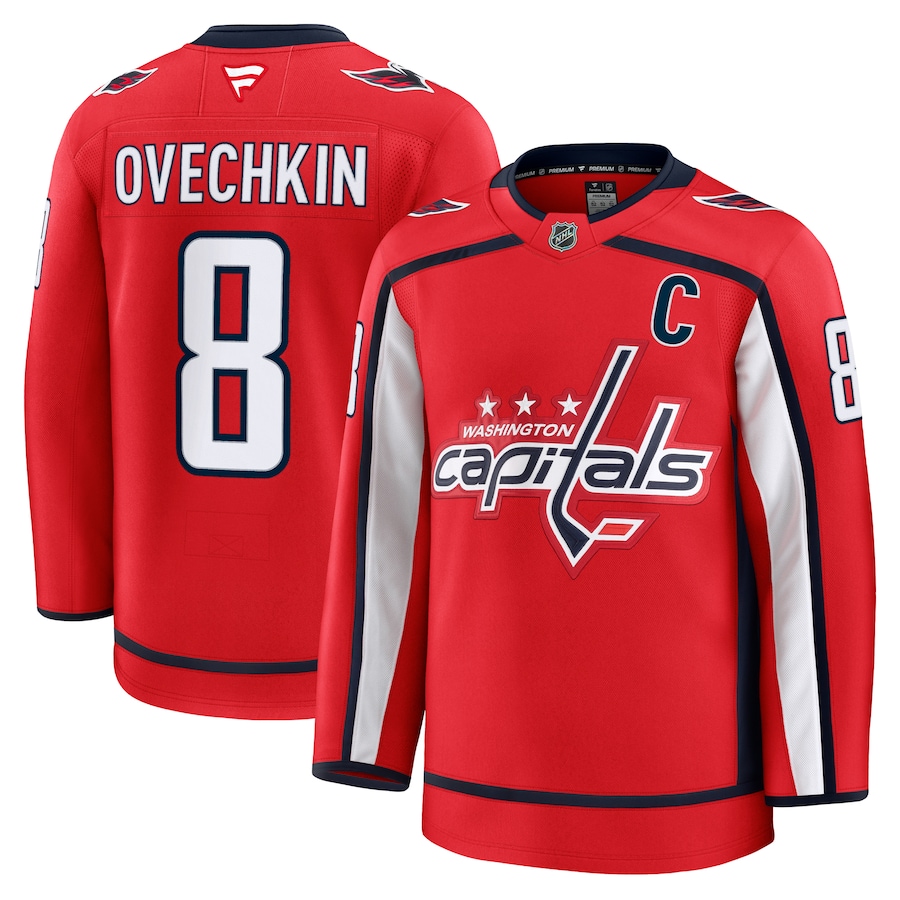 Alexander Ovechkin Washington Capitals Fanatics Home Premium Jersey - Red