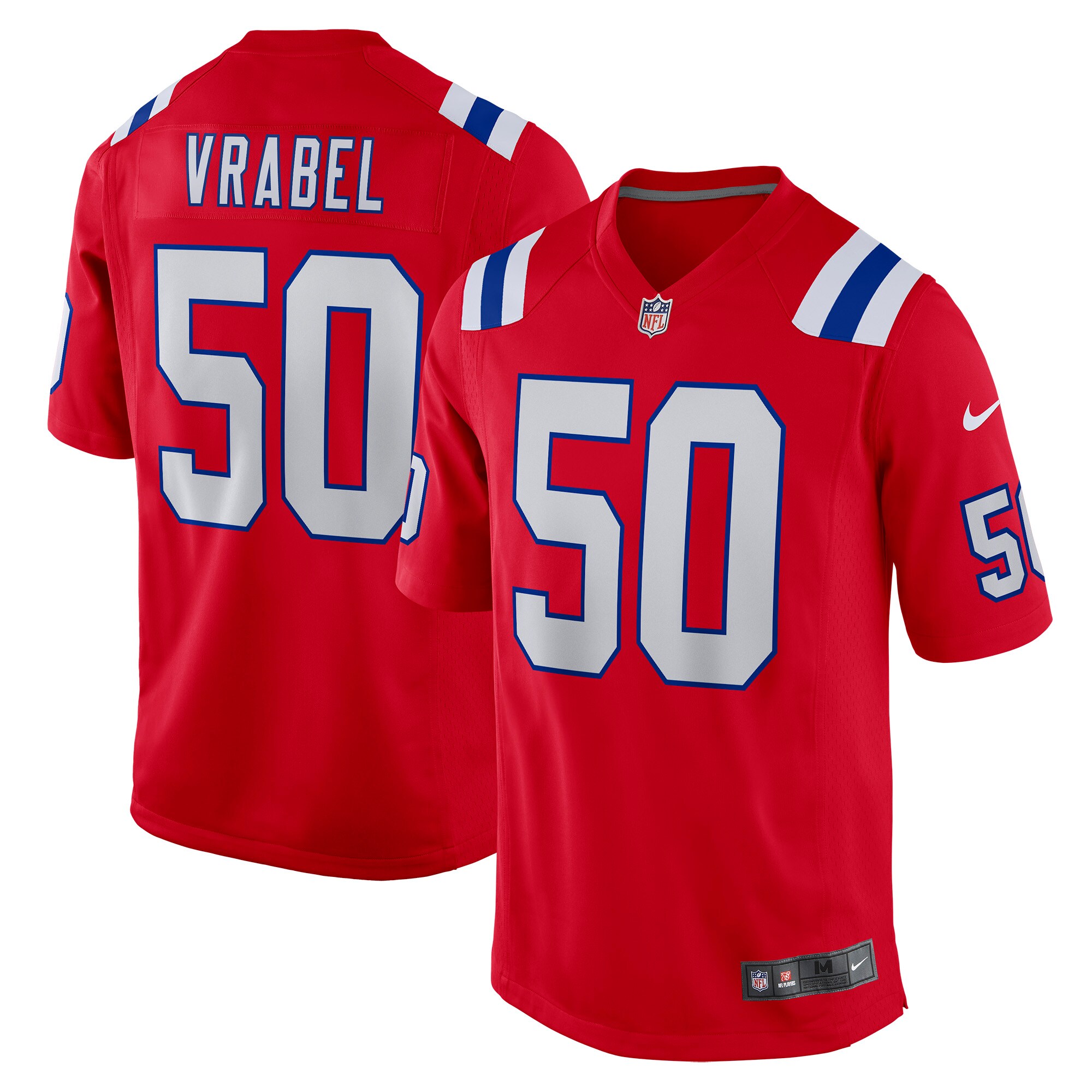 Mike Vrabel New England Patriots Retired Player Alternate Game Jersey - Red